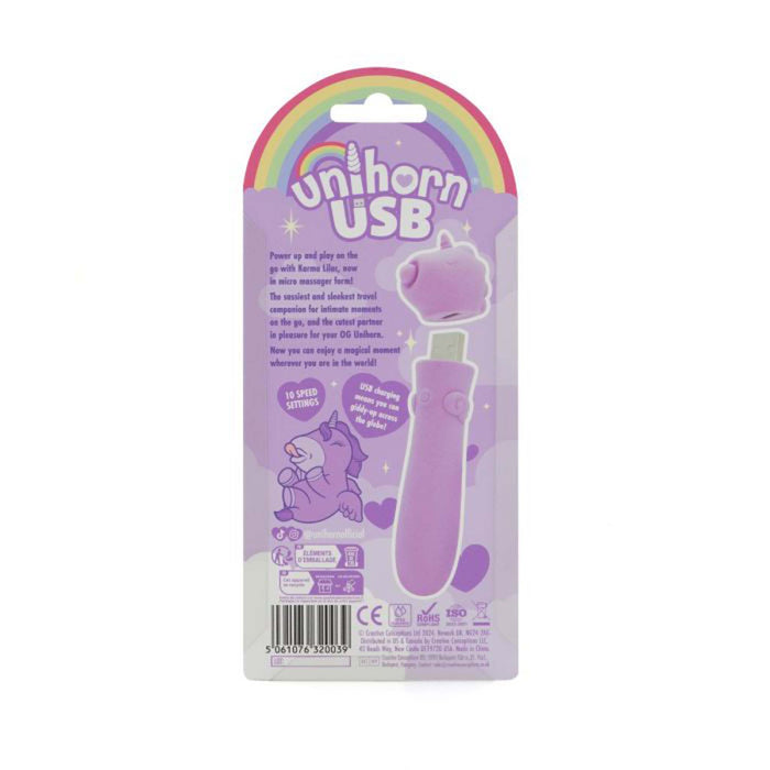 Unihorn Bullet Vibrator - Karma Lilac - Lila-Erotiekvoordeel.nl