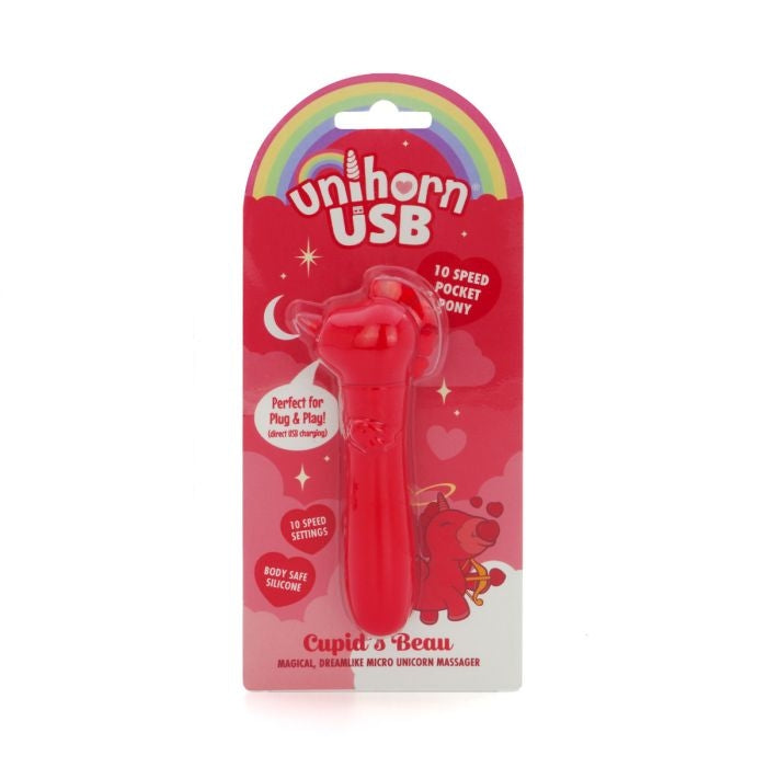 Unihorn Bullet Vibrator - Cupid's Beau - Rood-Erotiekvoordeel.nl