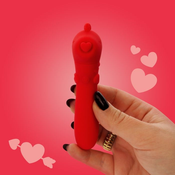 Unihorn Bullet Vibrator - Cupid's Beau - Rood-Erotiekvoordeel.nl