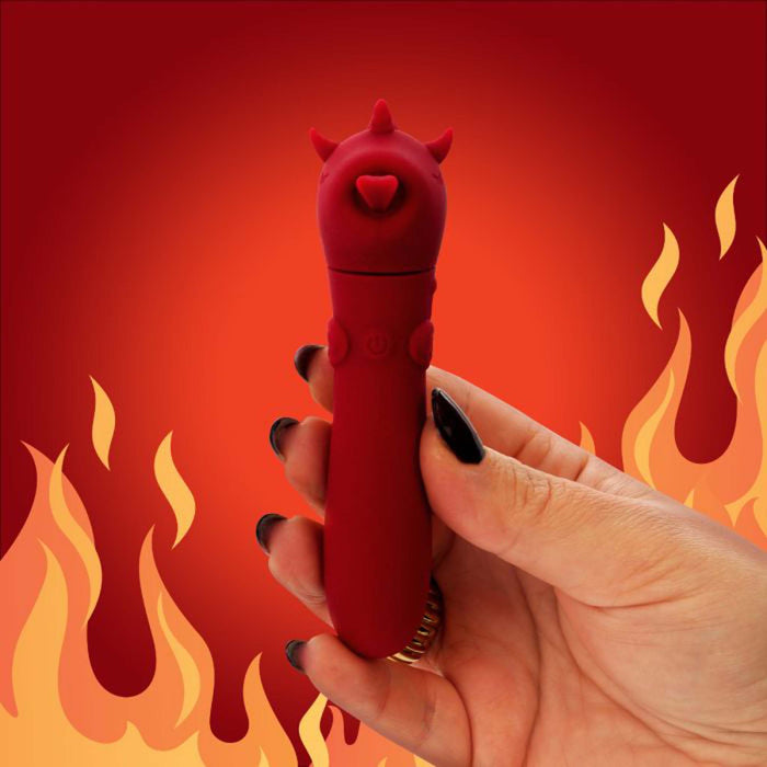 Unihorn Bullet Vibrator - Blaze Diablo - Wijnrood-Erotiekvoordeel.nl