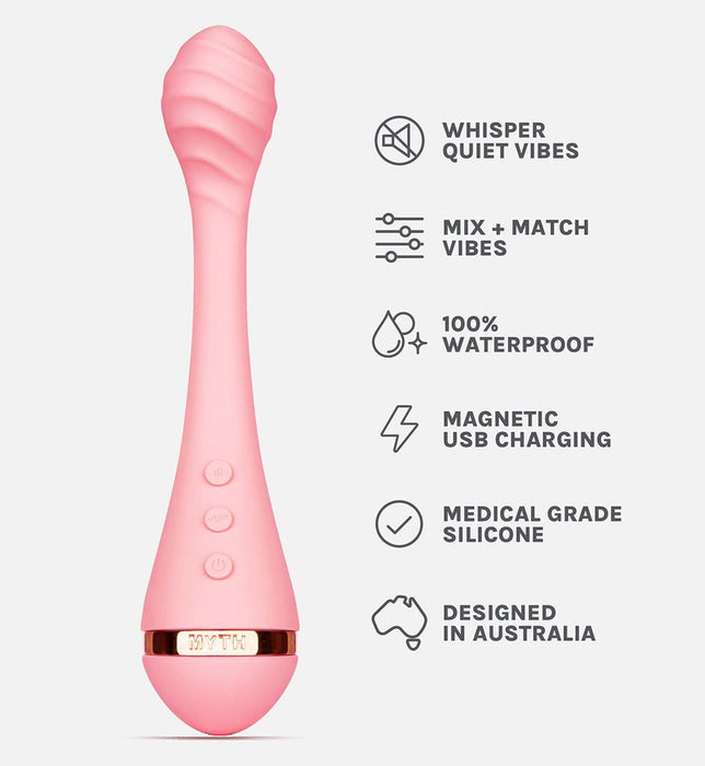 Vush - Myth G-Spot Vibrator - Lichtroze-Erotiekvoordeel.nl