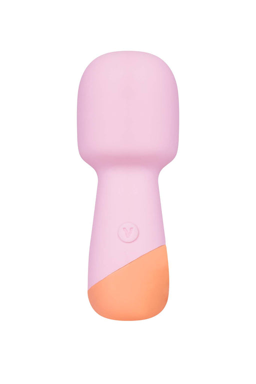 Vush - Peachy - Mini Wand Vibrator - Lichtroze-Erotiekvoordeel.nl