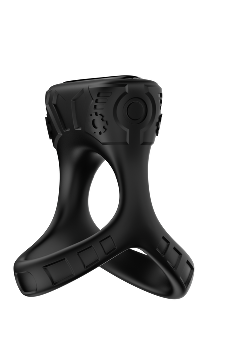 The Wave - Vibrerende Cockring Nr. 20 - Zwart-Erotiekvoordeel.nl