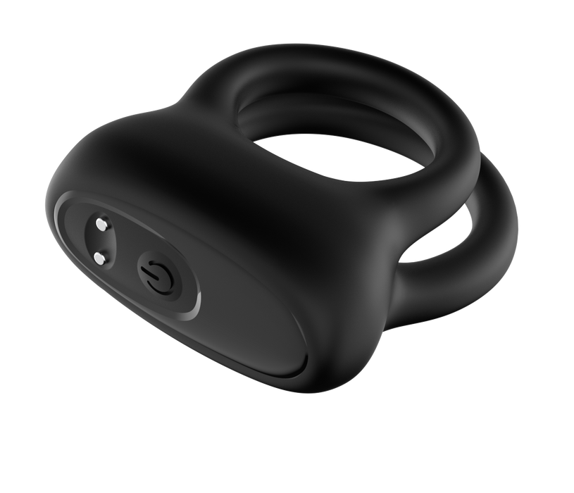 The Wave - Vibrerende Cockring Nr. 24 - Zwart-Erotiekvoordeel.nl