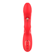 Inner Bloom - Tapping Rabbit en Anaal Vibrator - Rood-Erotiekvoordeel.nl
