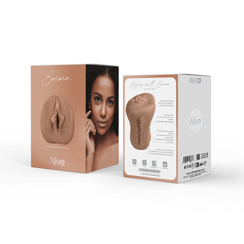 Alive - Emma - Masturbator Stroker - Caramel-Erotiekvoordeel.nl