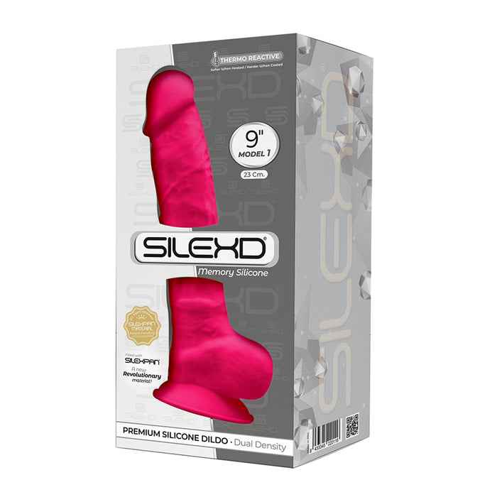 SILEXD - Realistische Dildo - Model 1 - 23 cm - Roze-Erotiekvoordeel.nl