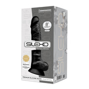 SILEXD - Realistische Dildo - Model 1 - 20 cm - Zwart-Erotiekvoordeel.nl