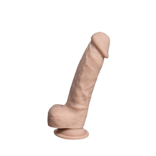 SILEXD - Real Skin Dildo met Zuignap - Model 1 - 21 x 4.2 cm - Lichte Huidskleur-Erotiekvoordeel.nl