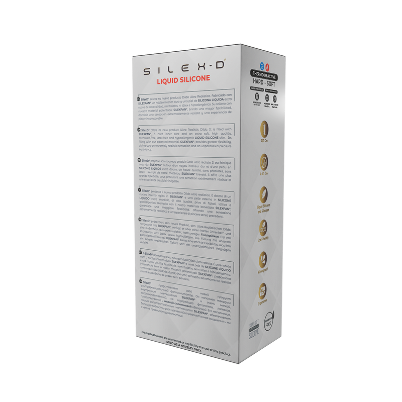 SILEXD - Realistische Dildo - Model 2 - 23 cm - Lichte Huidskleur-Erotiekvoordeel.nl