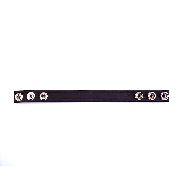 Rouge - Lederen Cockstrap met Stiksels - Zwart-Erotiekvoordeel.nl