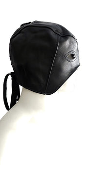 Rouge - Lederen Half Hoofd Masker - Zwart-Erotiekvoordeel.nl