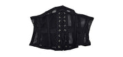 Rouge - Mesh Corset - Maat L-XL - Zwart-Erotiekvoordeel.nl
