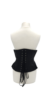 Rouge - Lederen Corset - Maat L-XL - Zwart-Erotiekvoordeel.nl