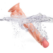 Lance's - PVC Dildo met Zuignap - 24,1 cm - Lichte Huidskleur-Erotiekvoordeel.nl