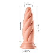 Lance's - PVC-Dildo mit Saugnapf - 15,2 cm - Helle Hautfarbe - Erotiekvoordeel.nl