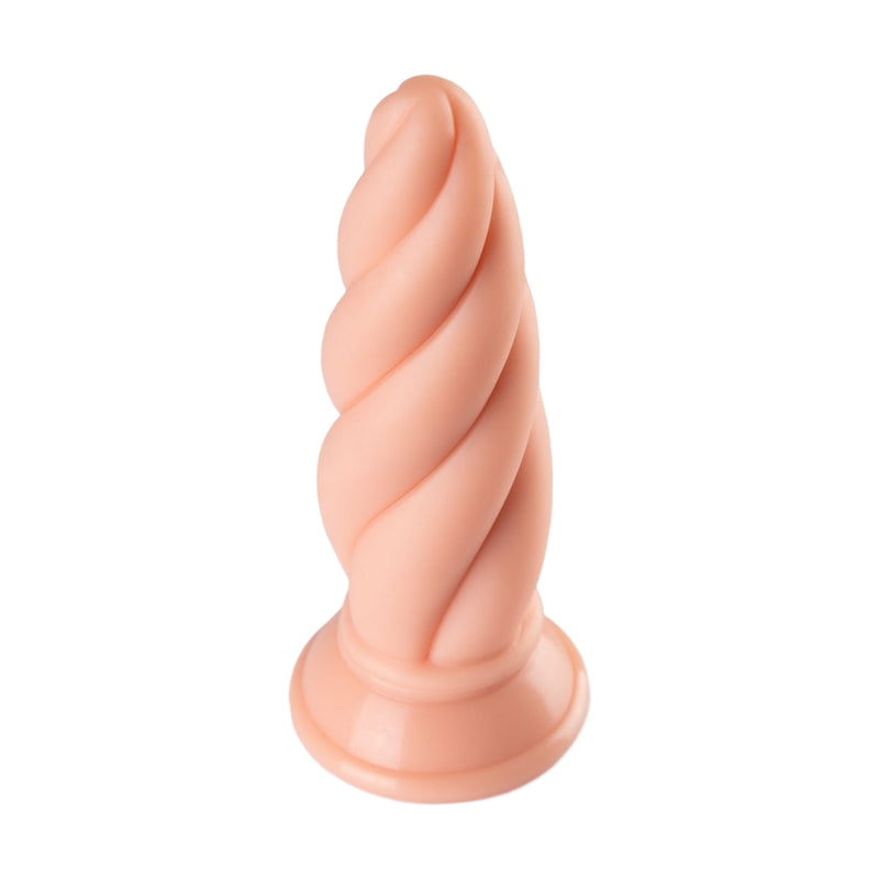 Lance's - PVC-Dildo mit Saugnapf - 15,2 cm - Helle Hautfarbe - Erotiekvoordeel.nl