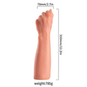 Lance's - PVC Fist Dildo - 31 cm - Lichte Huidskleur-Erotiekvoordeel.nl
