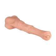 Lance's - PVC Dildo with Suction Cup - 41.9 cm - Light Skin Tone - Erotiekvoordeel.nl