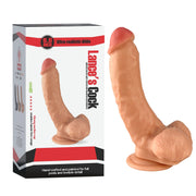 Lance's - Realistischer PVC-Dildo mit Saugnapf - 22,9 cm - Helle Hautfarbe - Erotiekvoordeel.nl