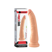 Lance's - PVC Dildo met Zuignap - S - 18,5 cm - Lichte Huidskleur-Erotiekvoordeel.nl