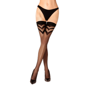 Ballerina - Hold Up Kousen - Angel - 20 denier - Zwart-Erotiekvoordeel.nl