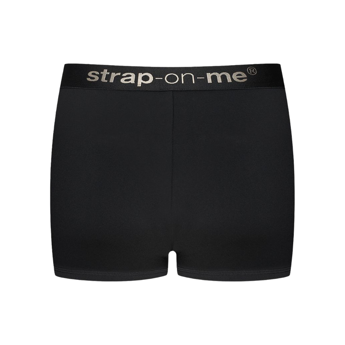 Strap-On-Me - Allure - Strap-On Harnas Short - Zwart-Erotiekvoordeel.nl