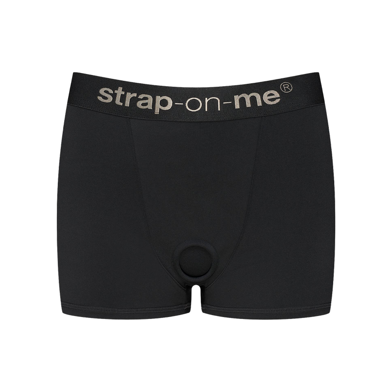 Strap-On-Me - Allure - Strap-On Harnas Short - Zwart-Erotiekvoordeel.nl