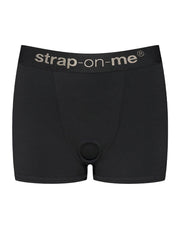 Strap-On-Me - Allure - Strap-On Harnas Short - Zwart-Erotiekvoordeel.nl