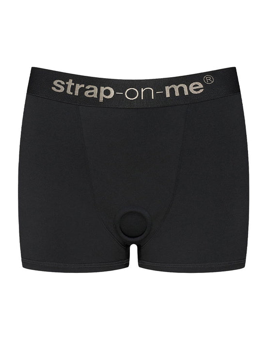 Strap-On-Me - Allure - Strap-On Harnas Short - Zwart-Erotiekvoordeel.nl