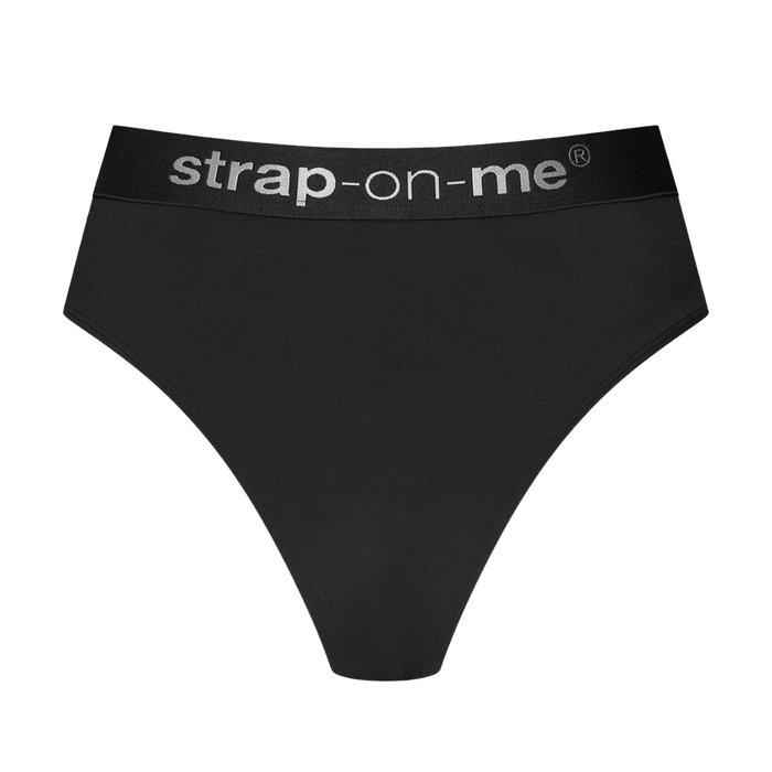 Strap-On-Me - Idole - Strap-On Harnas Slip - Zwart-Erotiekvoordeel.nl