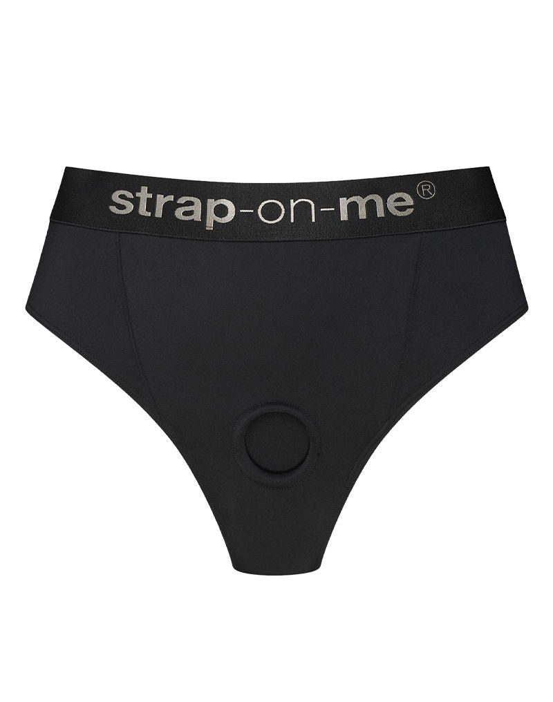 Strap-On-Me - Idole - Strap-On Harnas Slip - Zwart-Erotiekvoordeel.nl