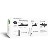 Strap-On-Me - Multi Orgasm Dildo - Strapless Strap-on met Luchtdruk Stimulatie - Zwart-Erotiekvoordeel.nl