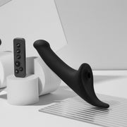 Strap-On-Me - Multi Orgasm Dildo - Strapless Strap-on met Luchtdruk Stimulatie - Zwart-Erotiekvoordeel.nl