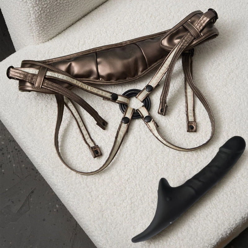 Strap-On-Me - Multi Orgasm Realistische Dildo - Strapless Strap-on met Flapper Technologie - Zwart-Erotiekvoordeel.nl