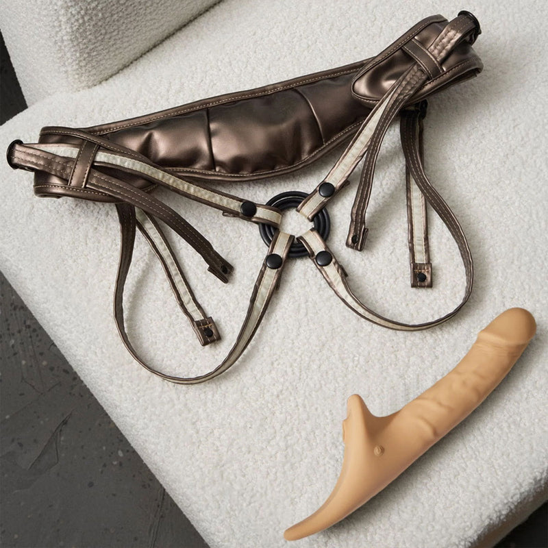 Strap-On-Me - Multi Orgasm Realistische Dildo - Strapless Strap-on met Flapper Technologie - Lichte Huidskleur-Erotiekvoordeel.nl