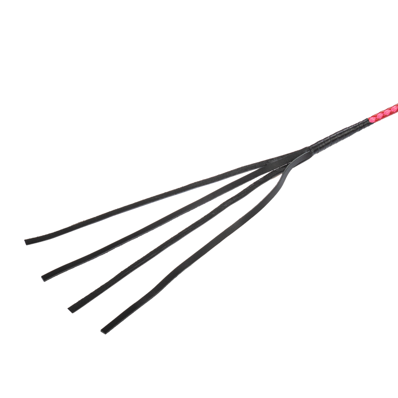 RISE - Japanse Bull Whip - 90 cm - Roze/Rood-Erotiekvoordeel.nl