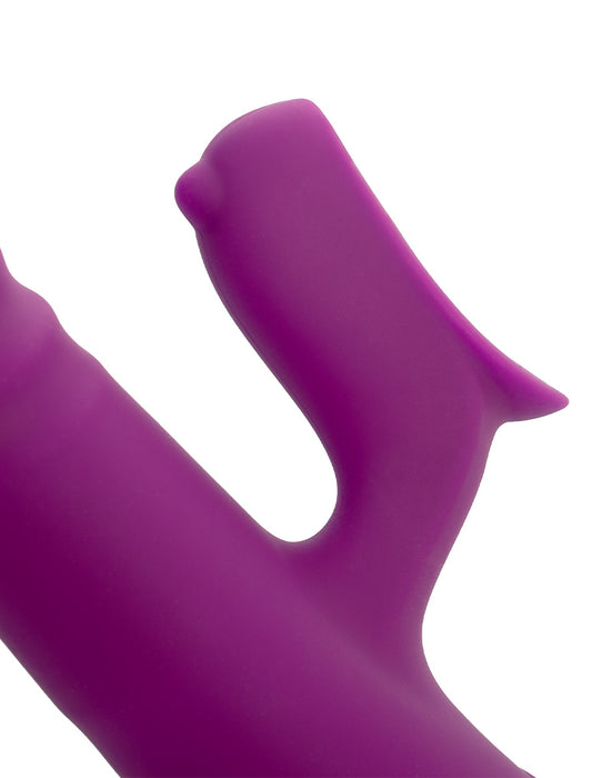 Rimba Toys - Stockholm - Stotende en Kloppende Rabbit Vibrator - Paars-Erotiekvoordeel.nl