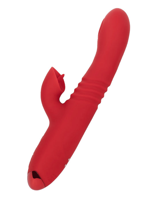 Rimba Toys - Gothenburg - Stotende en Kloppende Rabbit Vibrator - Rood-Erotiekvoordeel.nl