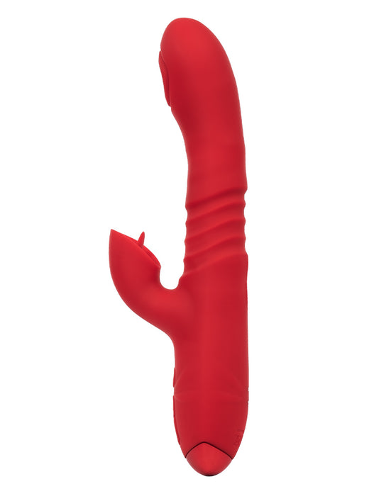 Rimba Toys - Gothenburg - Stotende en Kloppende Rabbit Vibrator - Rood-Erotiekvoordeel.nl