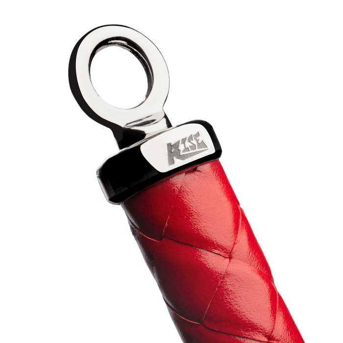 RISE - Lange Flogger met Harde Strengen – Rood-Erotiekvoordeel.nl