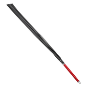 RISE - Lange Flogger met Harde Strengen – Rood-Erotiekvoordeel.nl