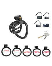 Rimba P-Cage - P-Cage PC06 - Kuisheidskooi - Peniskooi - Maat XS - Zwart-Erotiekvoordeel.nl