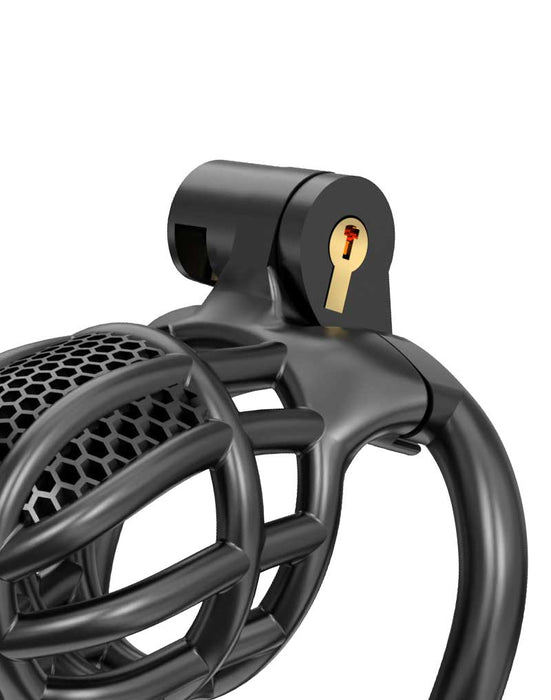 Rimba P-Cage - P-Cage PC06 - Kuisheidskooi - Peniskooi - Maat S - Zwart-Erotiekvoordeel.nl