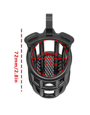 Rimba P-Cage - P-Cage PC06 - Kuisheidskooi - Peniskooi - Maat M - Zwart-Erotiekvoordeel.nl