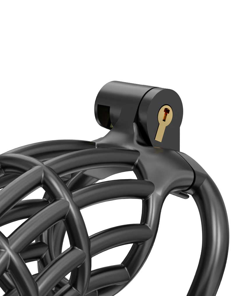 Rimba P-Cage - P-Cage PC06 - Kuisheidskooi - Peniskooi - Maat L - Zwart-Erotiekvoordeel.nl