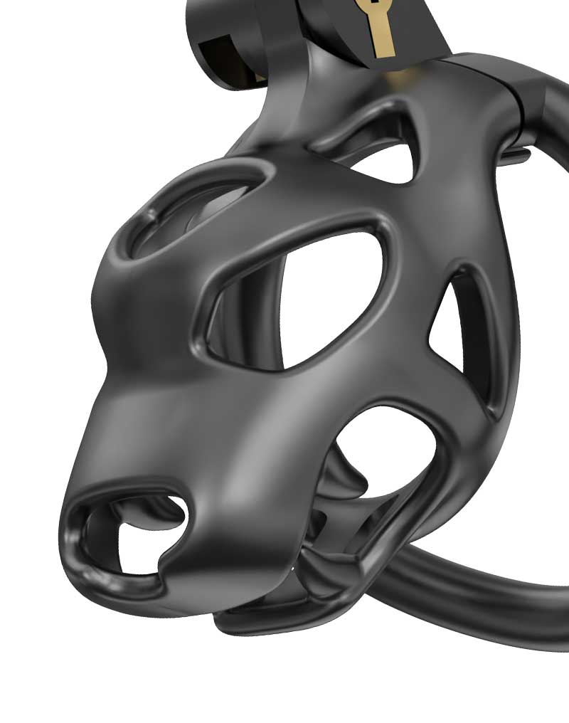 Rimba P-Cage - P-Cage PC07 - Kuisheidskooi - Peniskooi - Maat XS - Zwart-Erotiekvoordeel.nl