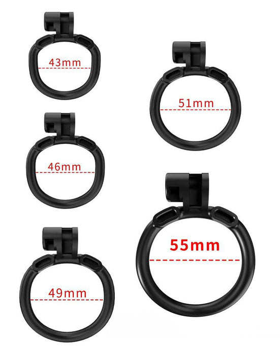 Rimba P-Cage - P-Cage PC07 - Kuisheidskooi - Peniskooi - Maat M - Zwart-Erotiekvoordeel.nl