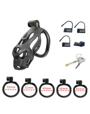 Rimba P-Cage - P-Cage PC07 - Kuisheidskooi - Peniskooi - Maat M - Zwart-Erotiekvoordeel.nl