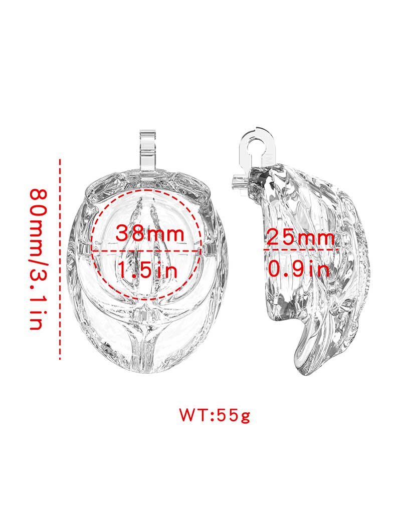 Rimba P-Cage - P-Cage PC10 - Kuisheidskooi - Peniskooi - Pussy - Transparant-Erotiekvoordeel.nl